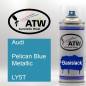 Preview: Audi, Pelican Blue Metallic, LY5T: 400ml Sprühdose, von ATW Autoteile West.